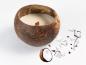 Preview: Kokoskerze aus Kokoswachs - Toasted Coconut